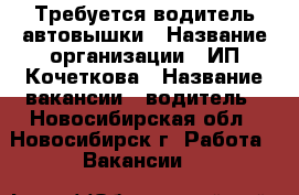 Требуется водитель автовышки › Название организации ­ ИП Кочеткова › Название вакансии ­ водитель - Новосибирская обл., Новосибирск г. Работа » Вакансии   